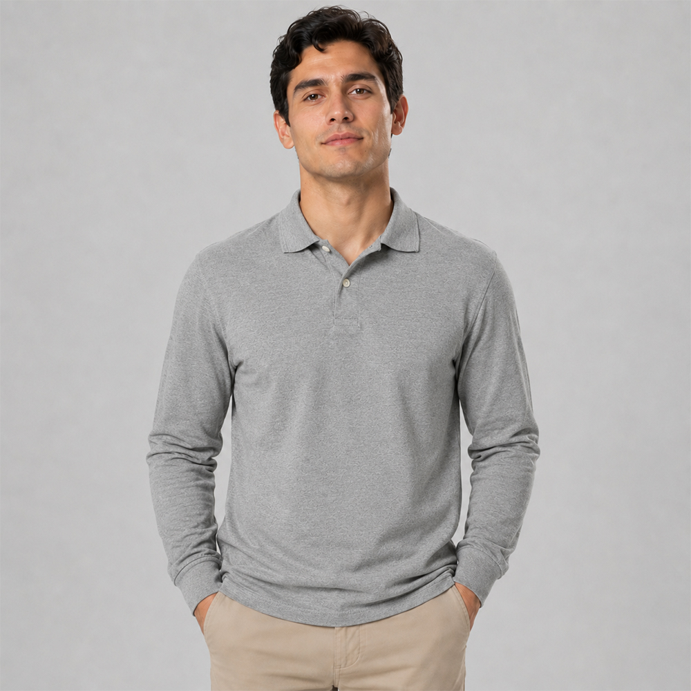 Polo Piqué Melange Comfort Trabajo Hades | Saviwork