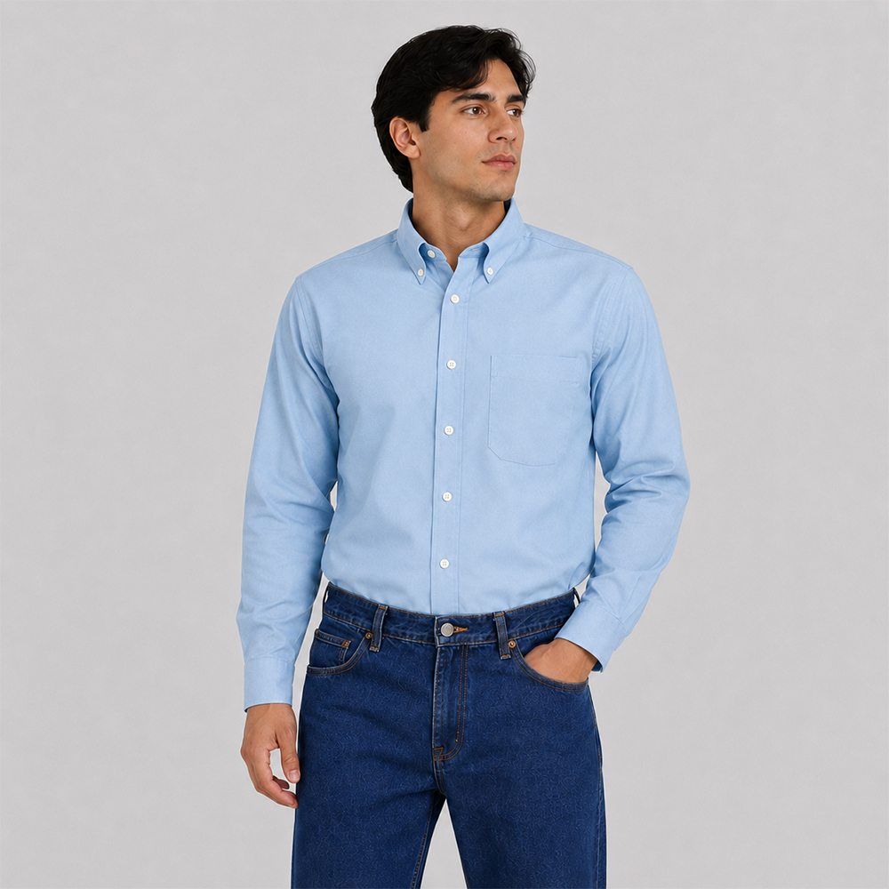 Camisa Corporativa Oxford Kosmos Creditex | Saviwork